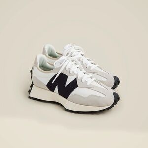 New Balance White and Tan Athletic Shoes
